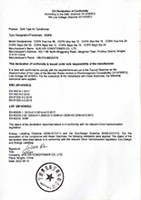 COPA Viva Line Air-conditioner EU Certificate 