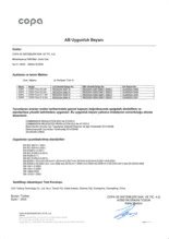 Trion S AB Uygunluk Beyanı