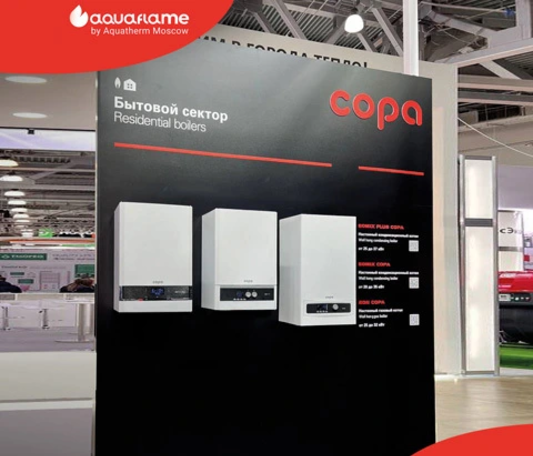 We Were at the '2025 Aquaflame Moscow Fair' with Our Combi Boiler Product Group