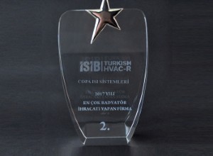 Copa Isı Sistemleri İhracat Başarı Ödülü’nün Sahibi Oldu