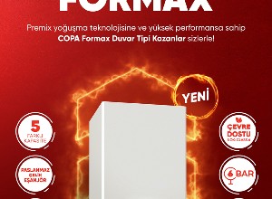 Copa’dan Merkezi Isıtma İçin  Yeni Çevre Dostu Duvar Tipi Yoğuşmalı Kazan